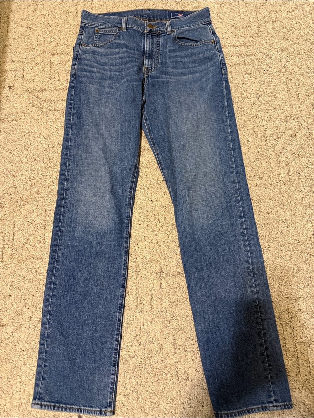 Vineyard Vines Straight Jeans in Blue Denim